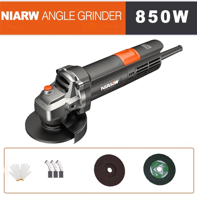 NIARW Meuleuse angulaire électrique, 850w, 100mm angle grinder لامون آلة قطع
