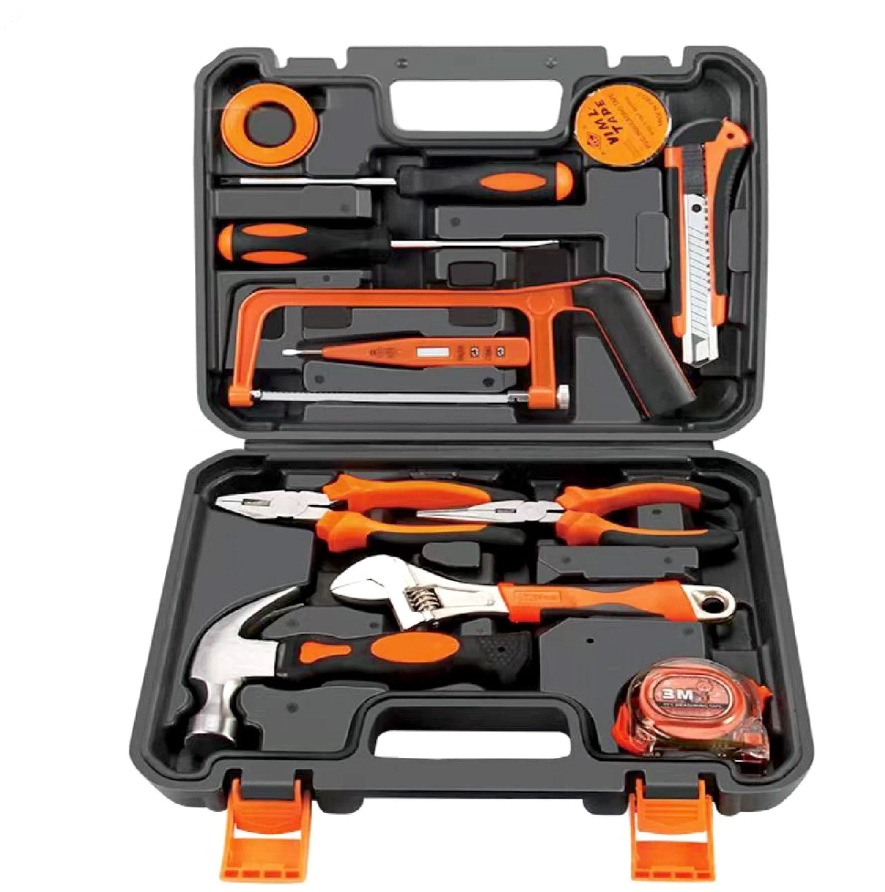 13 Piece Set Hot Sale Multifunctional Home Professional Toolbox طقم أدوات يدوية متكامل مع حقيبة