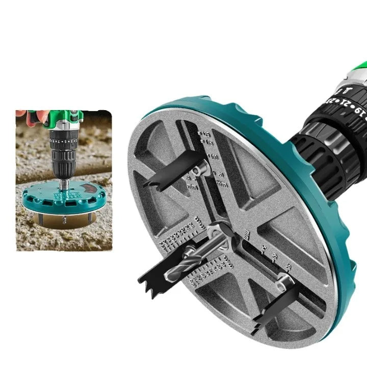 منشار قطع قابل للتعديل للحفر متعدد الأقطار Scie cloche réglable Adjustable Hole Saw