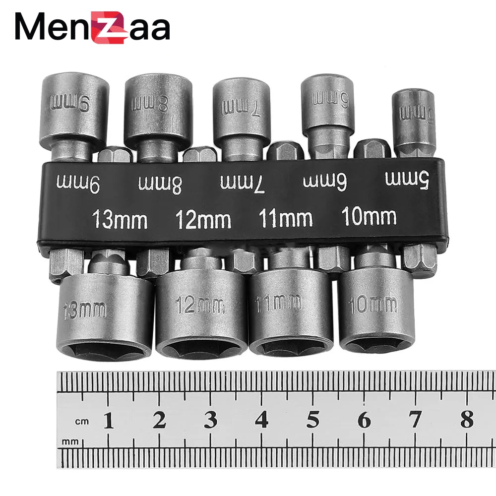 Jeu de mèches pour tournevis pack 09 douille pour visseuse 9 قطع من رؤوس مفكات البراغي