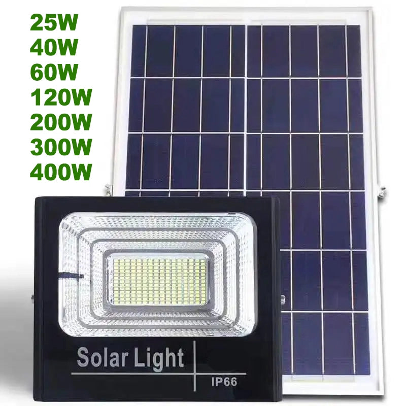 مصباح الطاقة الشمسية PROJECTEUR SOLAIRE LED 25w 40w 60w 120W 200W 300W 400W