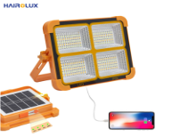 Projecteur Solaire LED puissant rechargeable pour Camping 200w/100w كشاف قابل لإعادة الشحن بالطاقة الشمسية
