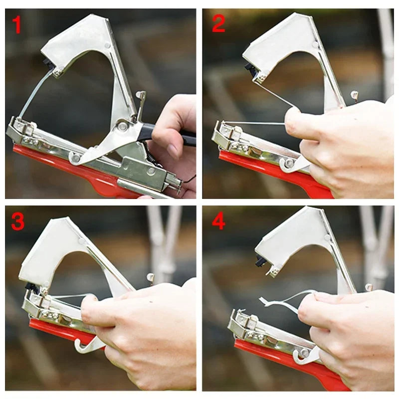 Taying Machine Tools آلة ربط النباتات والأشجار سهلة لدعم وربط النباتات بالعصي