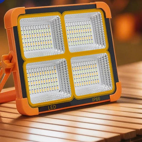 Projecteur Solaire LED puissant rechargeable pour Camping 200w/100w كشاف قابل لإعادة الشحن بالطاقة الشمسية