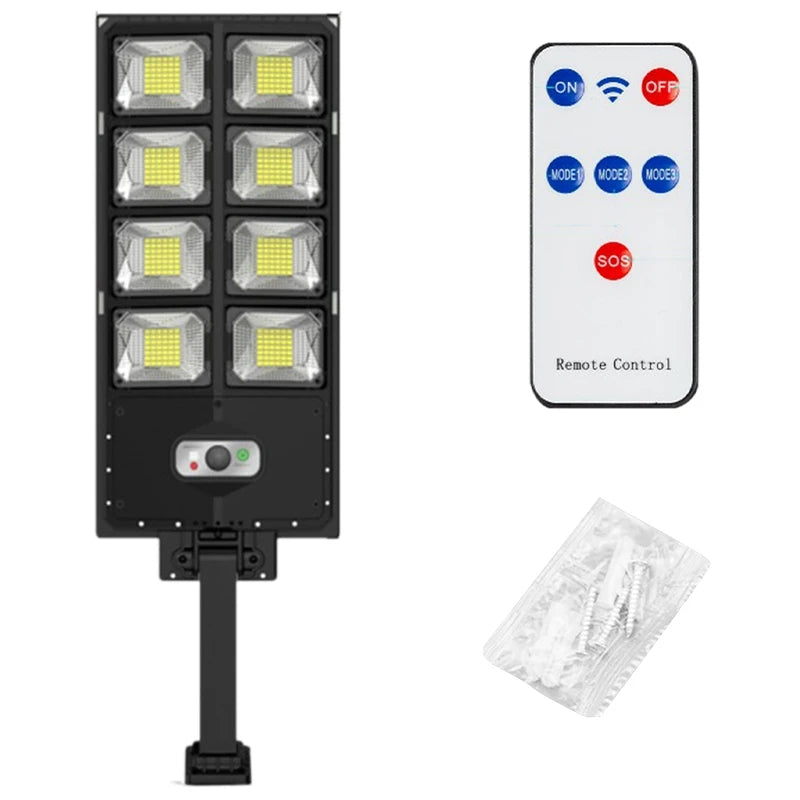 مصباح الطاقة الشمسية solar light lamp 300w Lampadaire projecteur solaire economique