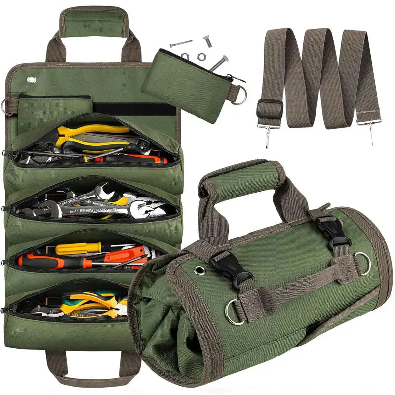Tool Roll up Bag Sac à outils multifonctionnel حقيبة أدوات محمولة متعددة الوظائف