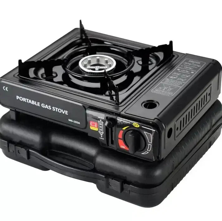 Réchaud à gaz portable camping gas stove موقد غاز محمول للتخييم في الهواء الطلق بخاصية الاشتعال التلقائي