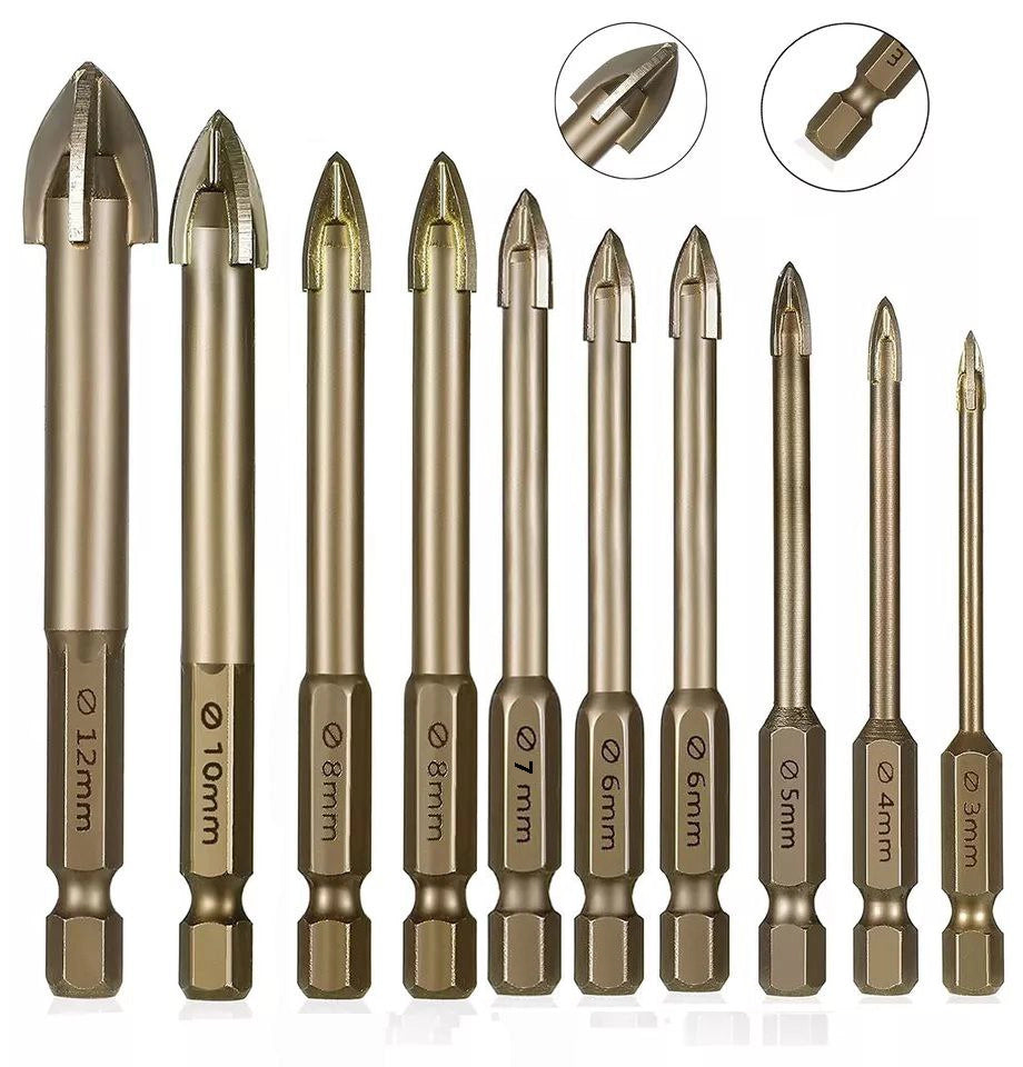 باك ميشات متعددة الوظائف  Mèches forets perceuse رؤوس إحداث الثقوب