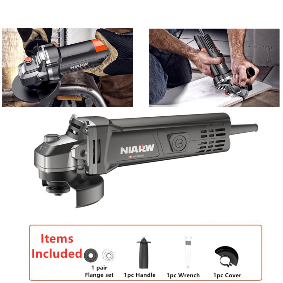 NIARW Meuleuse angulaire électrique, 850w, 100mm angle grinder لامون آلة قطع