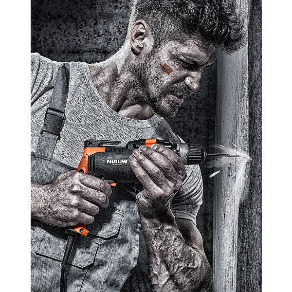 مثقاب ومفك البراغي perseuse viseuse electrique NIARW cordless drill 550W