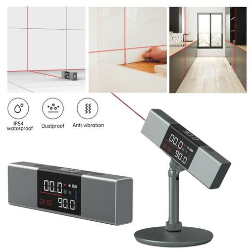 double laser DUKA  جهاز قياس الزوايا باستعمال الليزر شاشة عالية الدقة