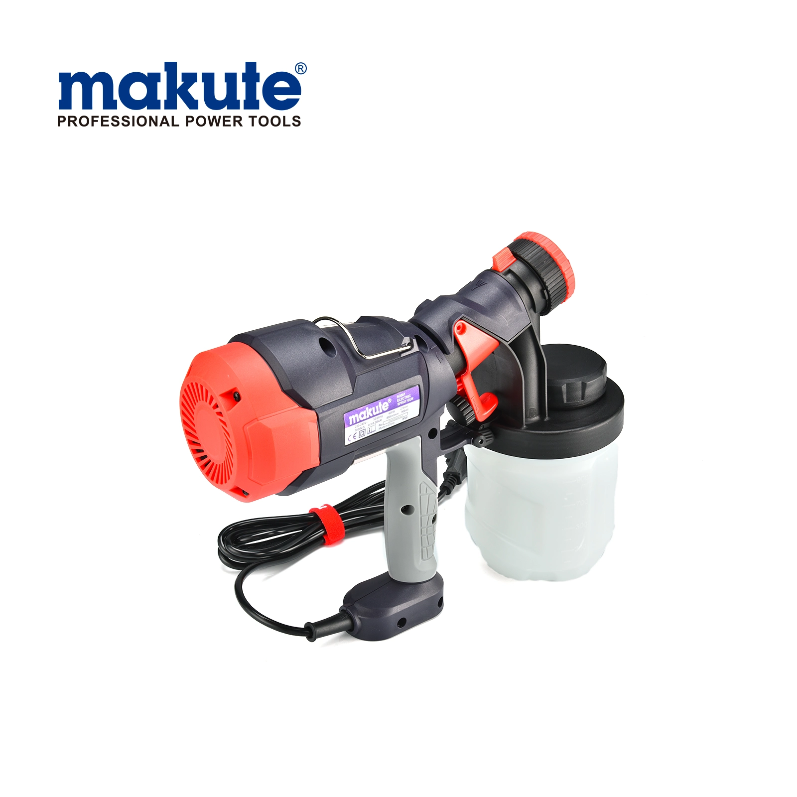 رشاش الصباغة الكهربائي Pistolet à peinture électrique 400W Paint Spray Gun Makute