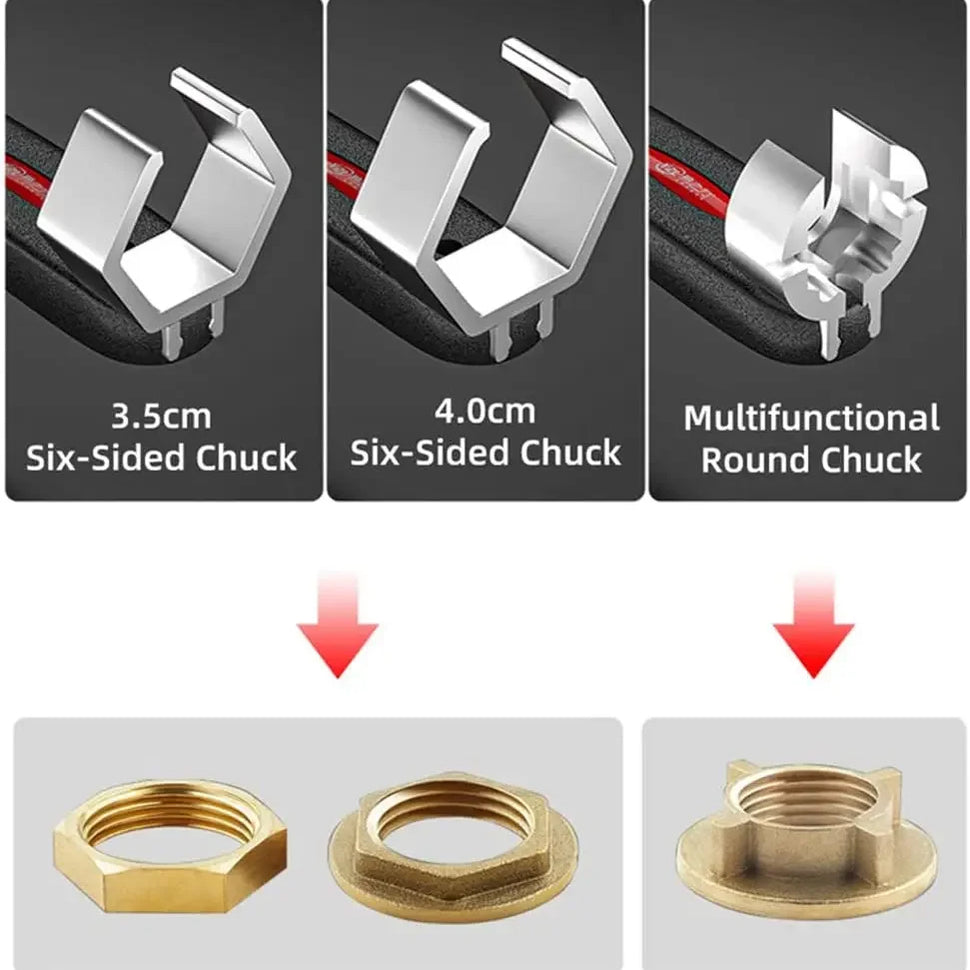 مفتاح  لتفكيك وتجميع التجهيزات و الأنابيب المنزلية Outil à main de réparation de plombier tuyau d'eau