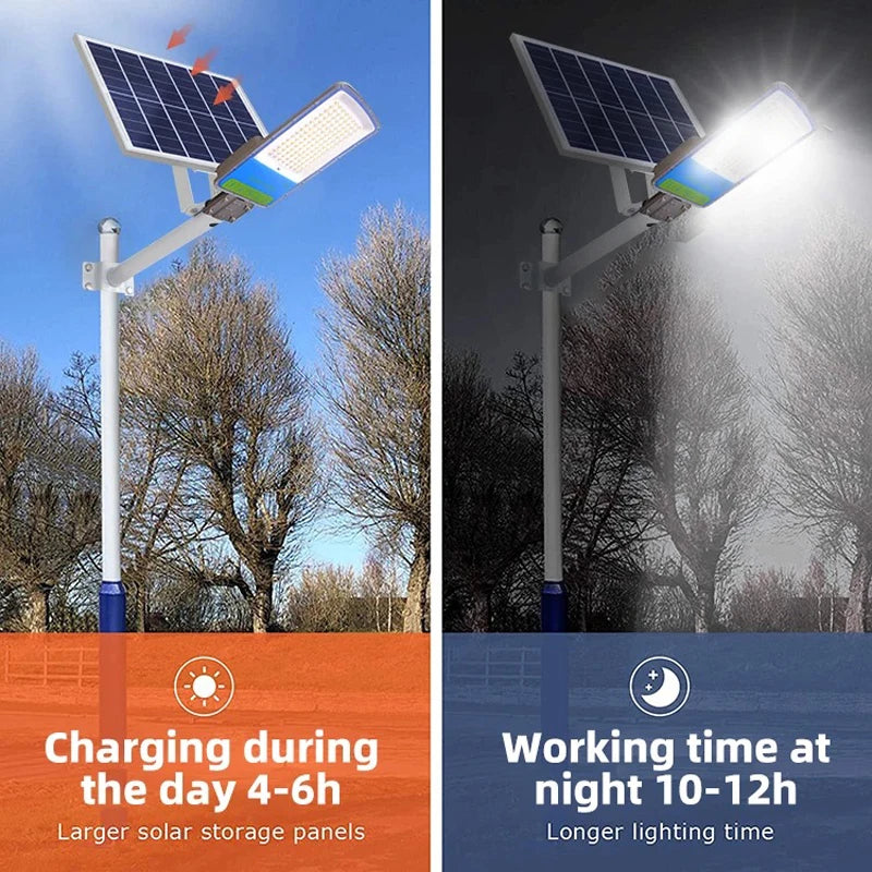 Projecteur Solaire LED 300W – بروجيكتور شمسي قوي مع détecteur