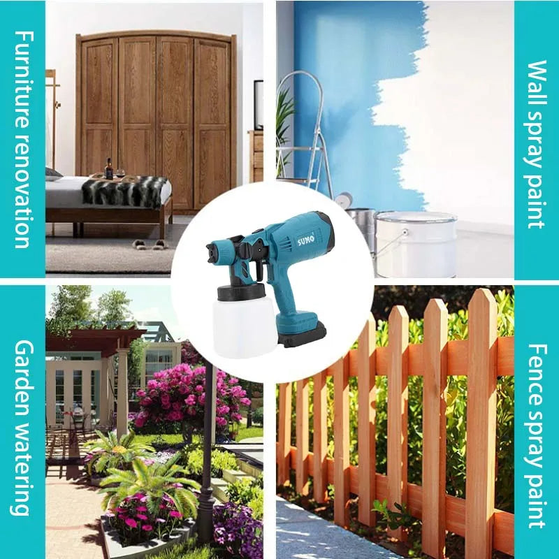 رشاش الصباغة الكهربائي pistolet peinture sans fil Paint Spray Gun