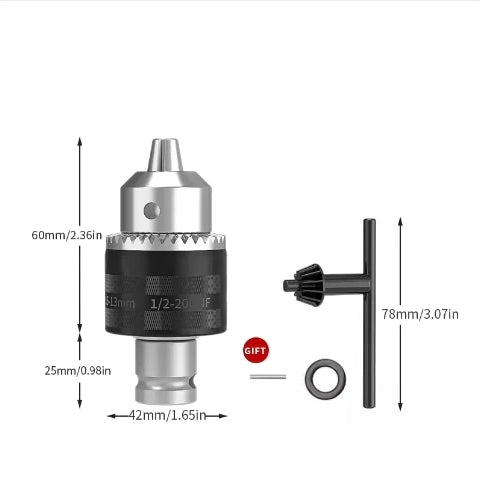 Adaptateur Mandrin Perceuse + adaptateur محول لامون لشنيول