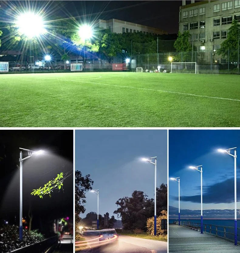 بروجكتور الطاقة الشمسية LED Projector Solar Street Light with Remote Control 600w