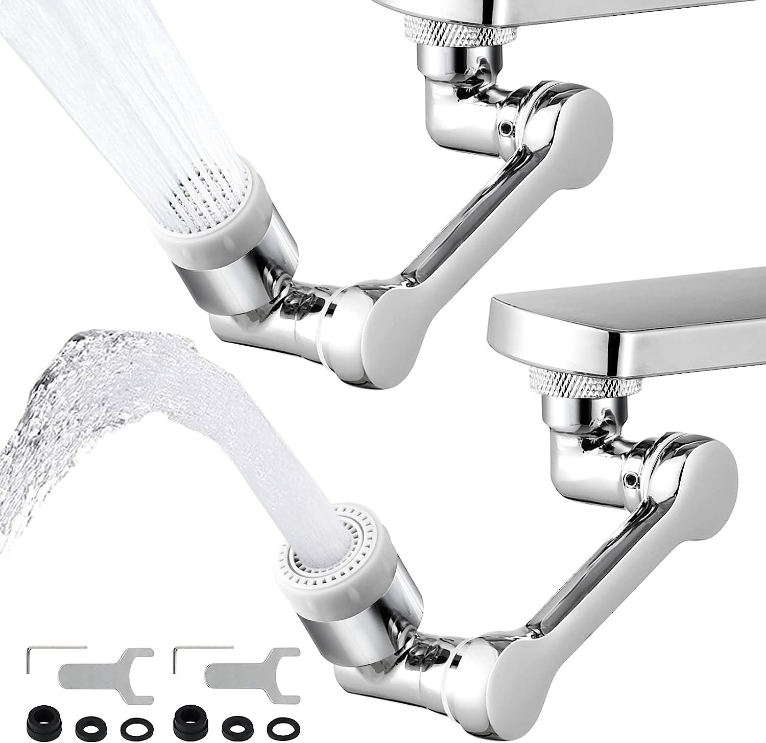 صنبور انوكس 1080 درجة قابل للدوران في كل الإتجاهات