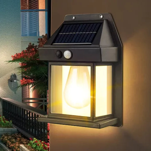 مصباح حائط بالطاقة الشمسية مع مستشعر للحركة LED SOLAR INDUCTION WALL LAMP
