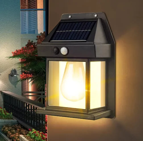 مصباح حائط بالطاقة الشمسية مع مستشعر للحركة LED SOLAR INDUCTION WALL LAMP