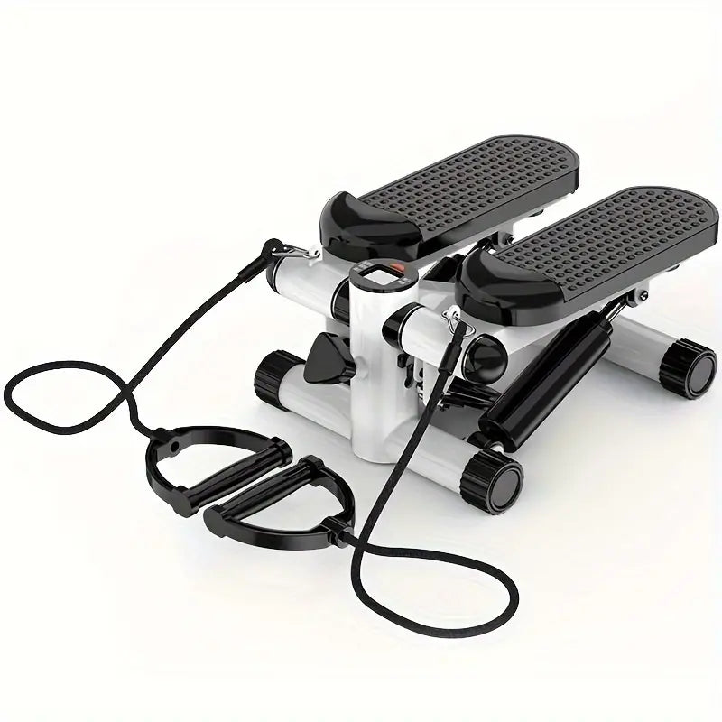 LCD جهاز اللياقة البدنية و المشي للتمرين في المنزل مع أشرطة مقاومة و شاشة mini stepper exercise machine