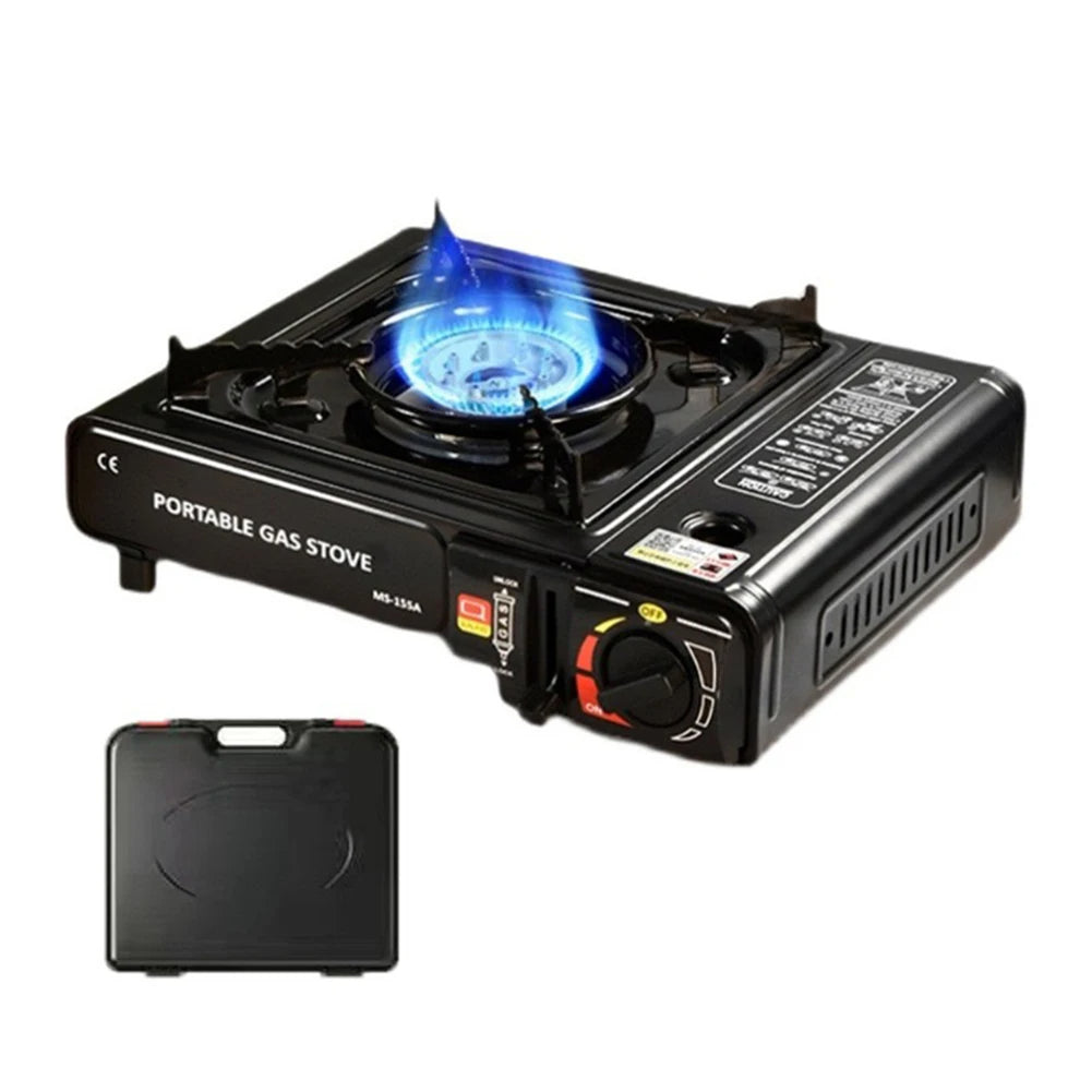 Réchaud à gaz portable camping gas stove موقد غاز محمول للتخييم في الهواء الطلق بخاصية الاشتعال التلقائي