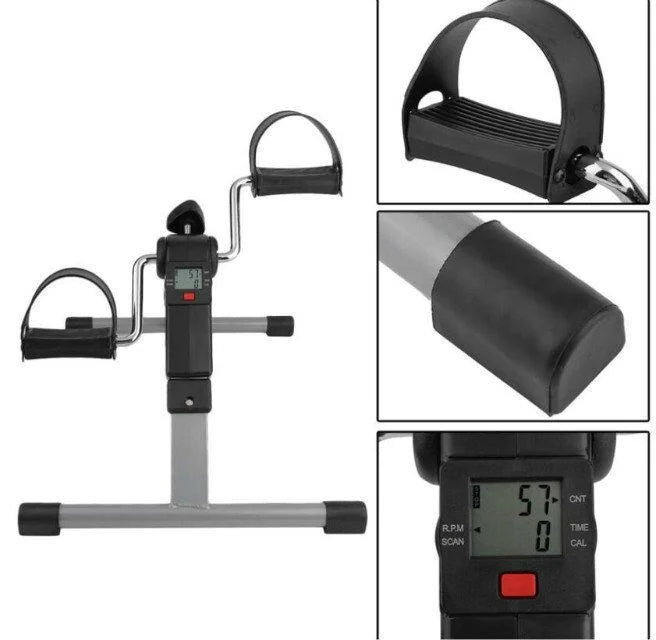 جهاز تمرين الأرجل والساقين دراجة تمرين صغيرة قابلة للطي Mini vélo d'exercice Pliable Mini Exercise Bike