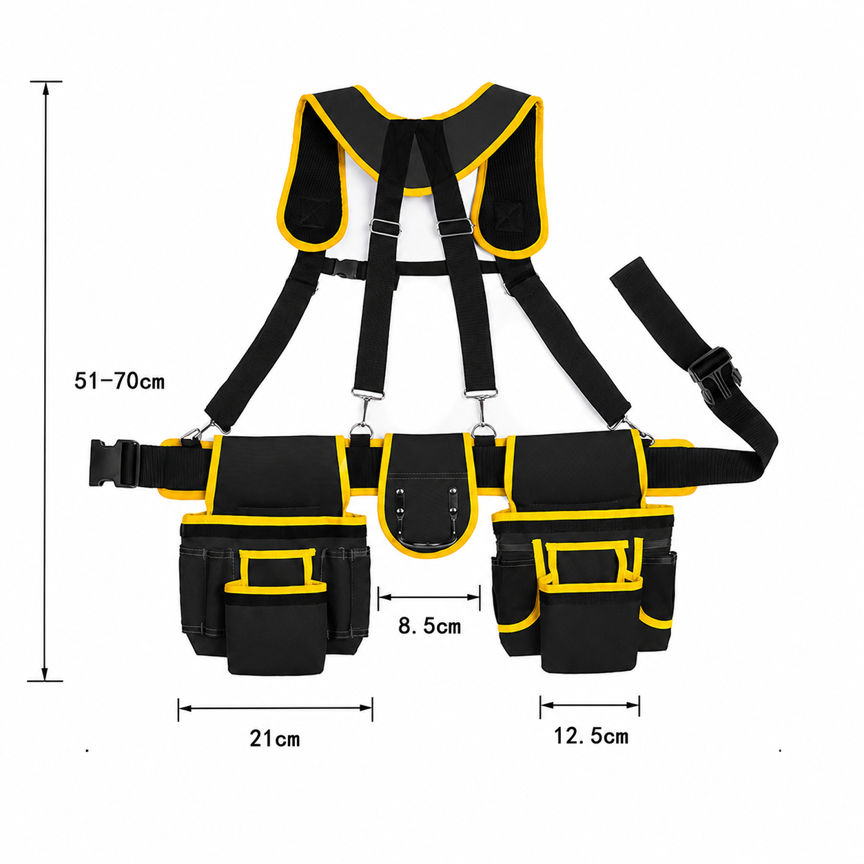 Tool Belt Bag Professional Pocket Carpenters حزام أدوات مع صدرية Tool Belt Vest