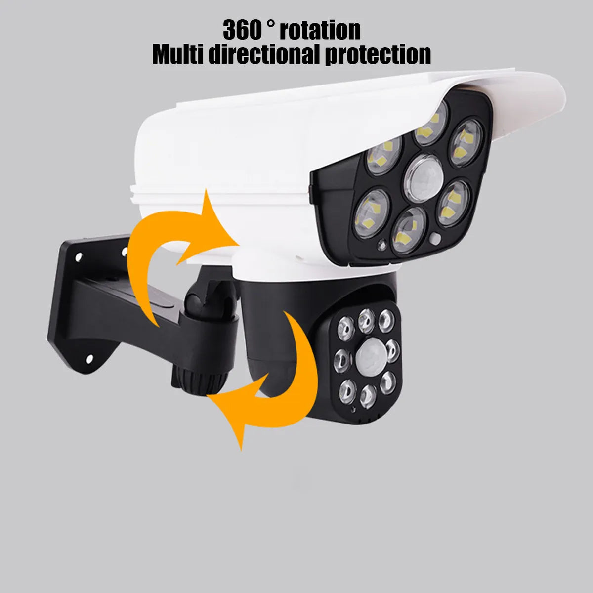 مصباح الطاقة الشمسية مع كاميرا وهمية solar sensor light with camera