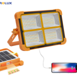 Projecteur Solaire LED puissant rechargeable pour Camping 200w/100w كشاف قابل لإعادة الشحن بالطاقة الشمسية