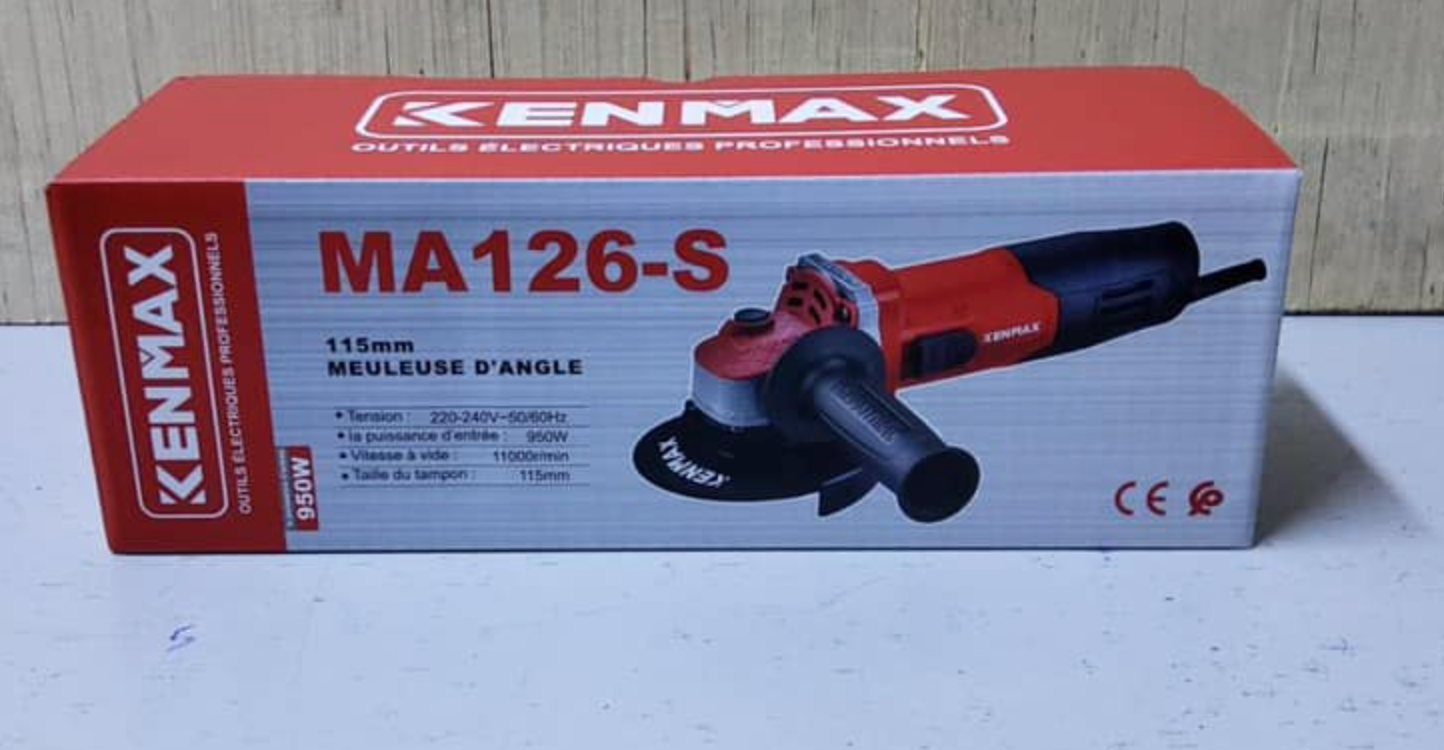 KENMAX Meuleuse angulaire électrique, 850w, 115mm angle grinder لامون آلة قطع