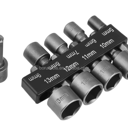 Jeu de mèches pour tournevis pack 09 douille pour visseuse 9 قطع من رؤوس مفكات البراغي