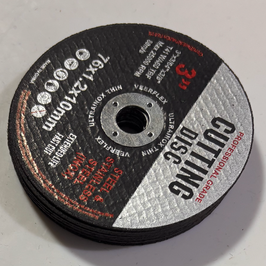 Disque de coupe Cutting Disc for Mini Angle Grinder 76mm ديسك تقطيع لامون صغير