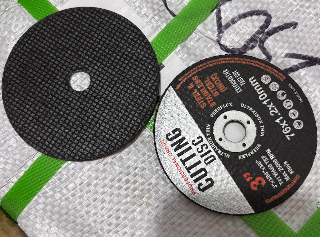 Disque de coupe Cutting Disc for Mini Angle Grinder 76mm ديسك تقطيع لامون صغير