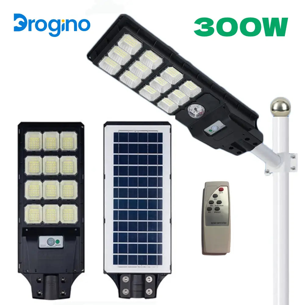 بروجيكتور الطاقة الشمسية LED Projector  Solar Street Light with Remote Control 300w
