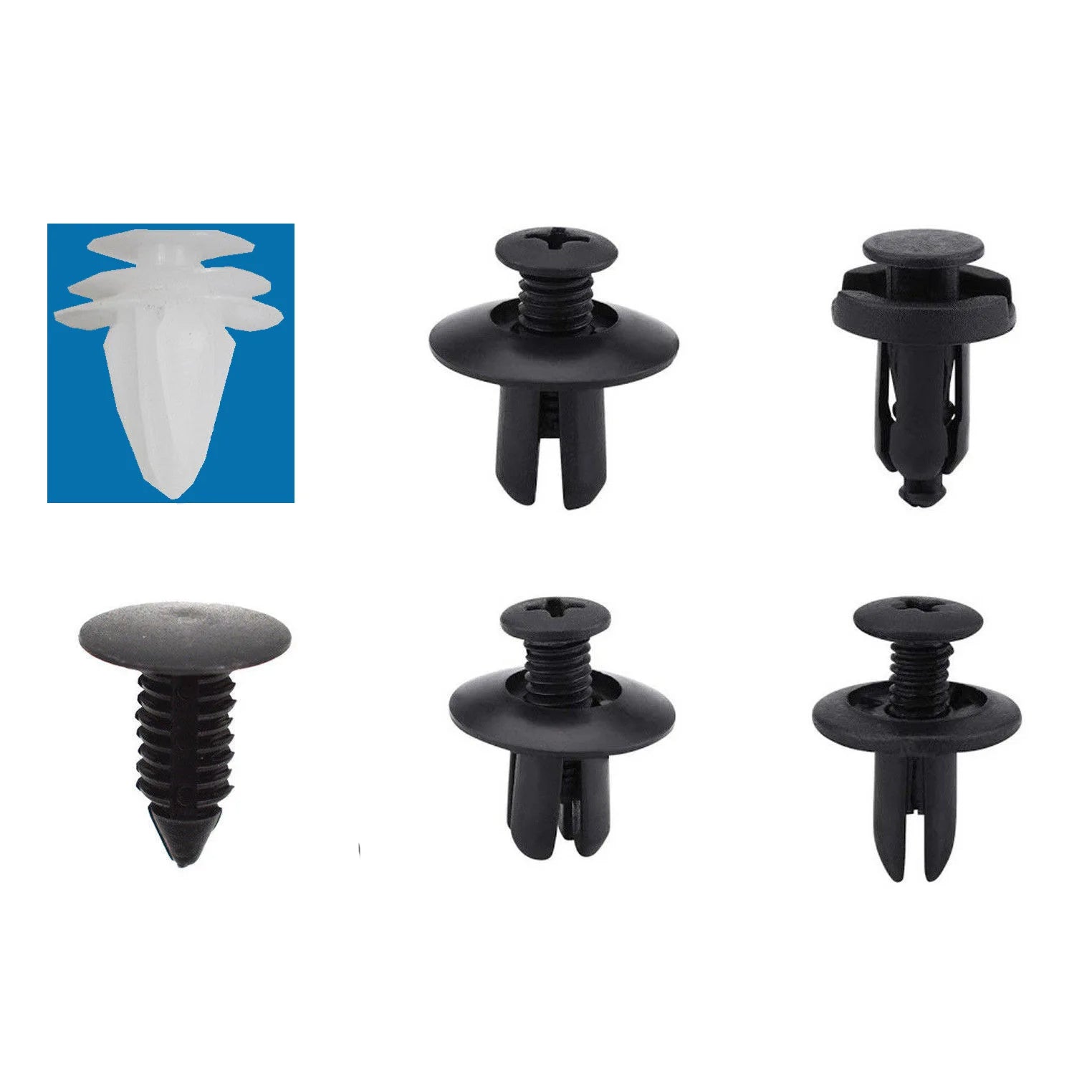 علبة براغي لأجزاء السيارات متكاملة auto Universal Push Type plastic rivet Car Mixed Clips