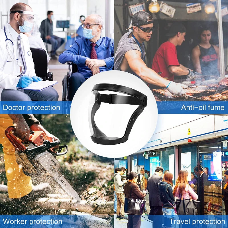 قناع واقي الوجه حماية كاملة  protective face shield Anti Fog