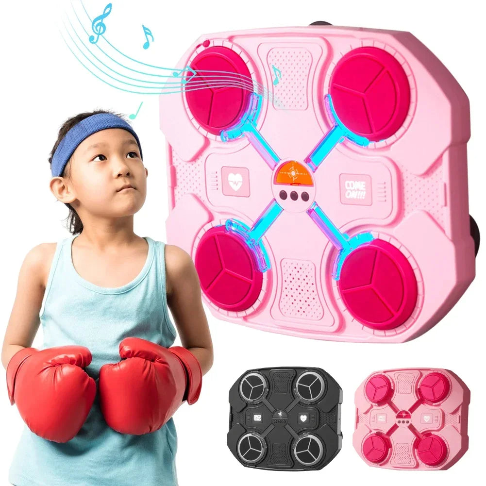 آلة الملاكمة الذكية مع الموسيقى و بلوثوت Machine de boxe murale intelligente avec musique électronique bluetooth et gants