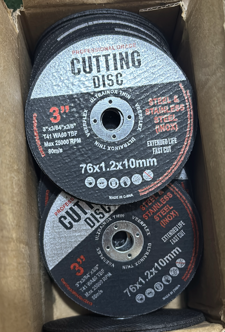 Disque de coupe Cutting Disc for Mini Angle Grinder 76mm ديسك تقطيع لامون صغير
