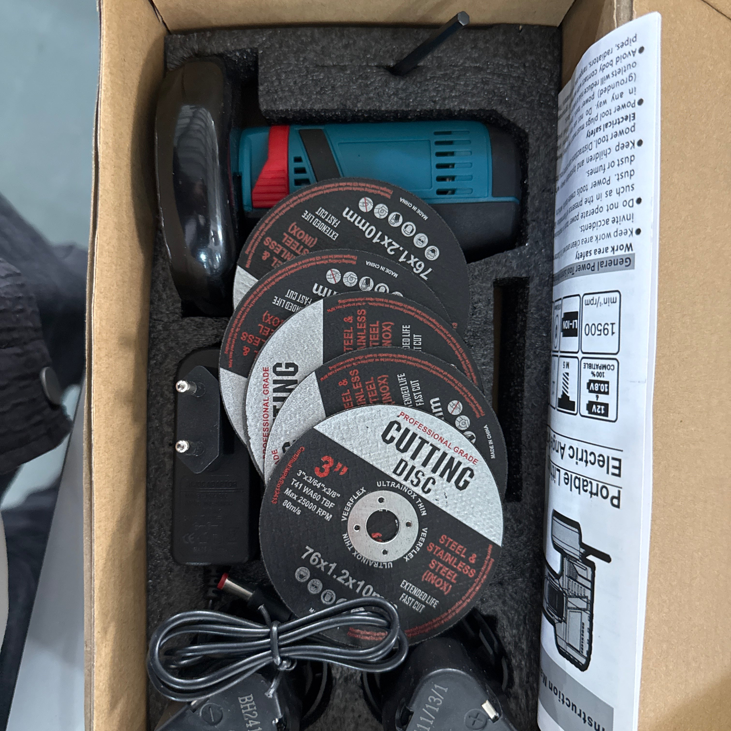 mini Meuleuse portable d'angle mini angle grinder لامون صغير مع بطارية آلة قطع محمولة