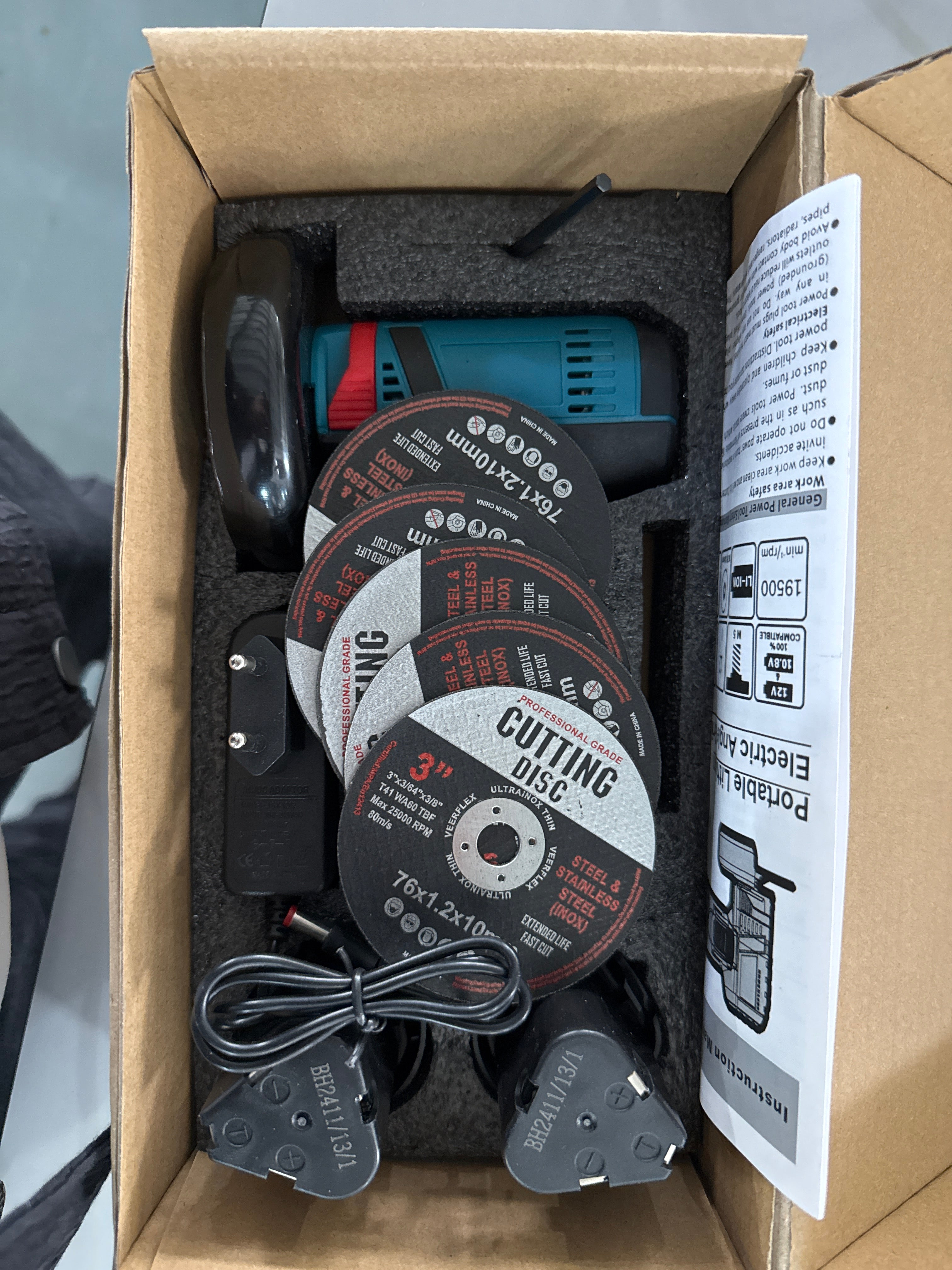 mini Meuleuse portable d'angle mini angle grinder لامون صغير مع بطارية آلة قطع محمولة