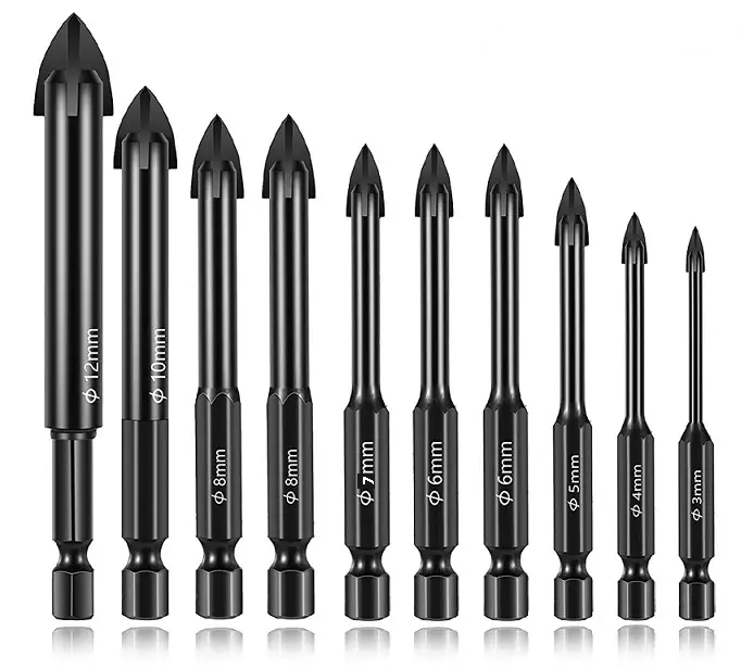 باك ميشات متعددة الوظائف  Mèches forets perceuse رؤوس إحداث الثقوب