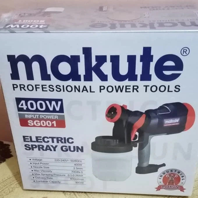 رشاش الصباغة الكهربائي Pistolet à peinture électrique 400W Paint Spray Gun Makute