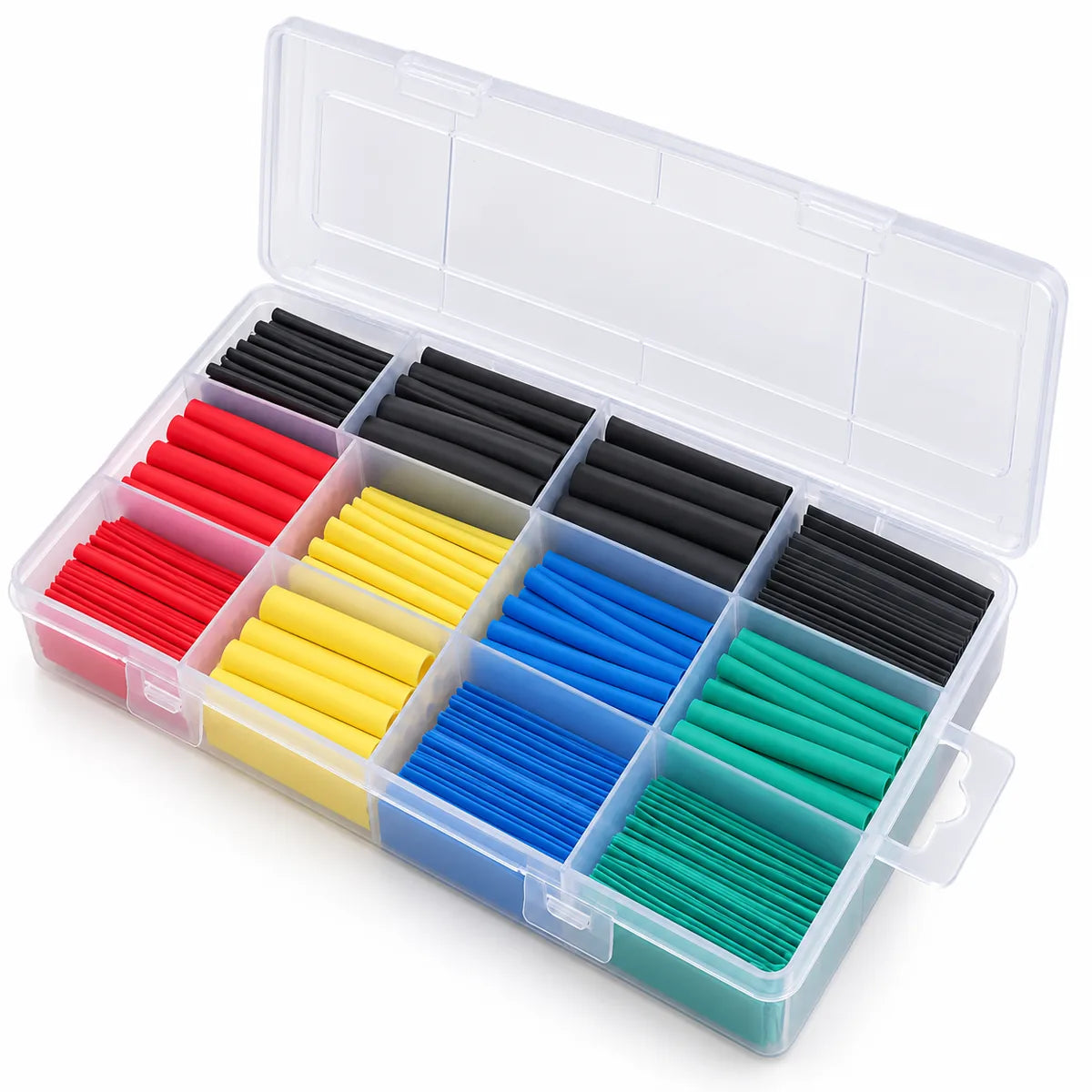 Kit gaine thermorétractable multicolore avec boîte  أنابيب حرارية بألوان مختلفة