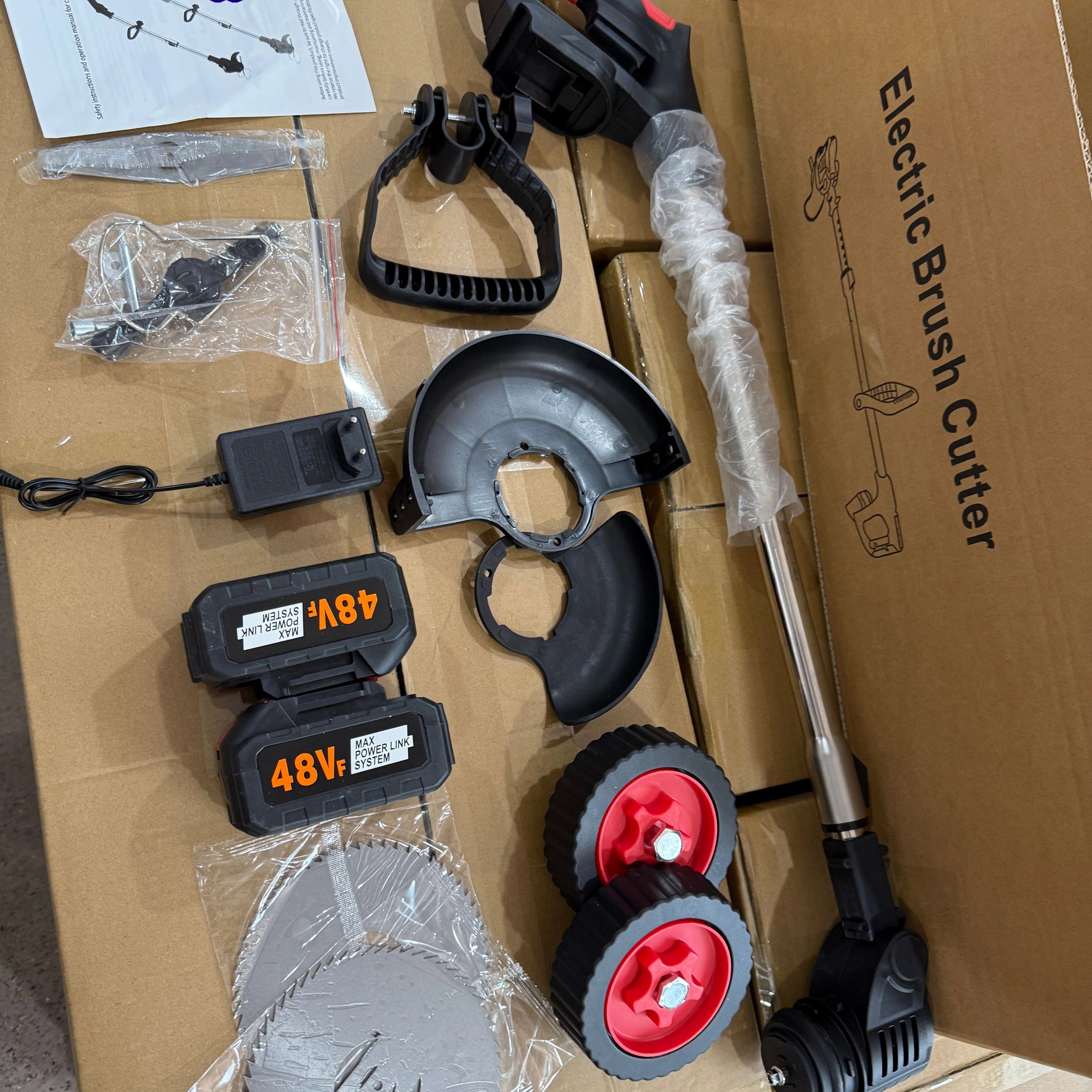 آلـة جـز و قطع العشب للحدائق لاسلكية مع 2 بطاريات 48 فولط Débroussailleuse