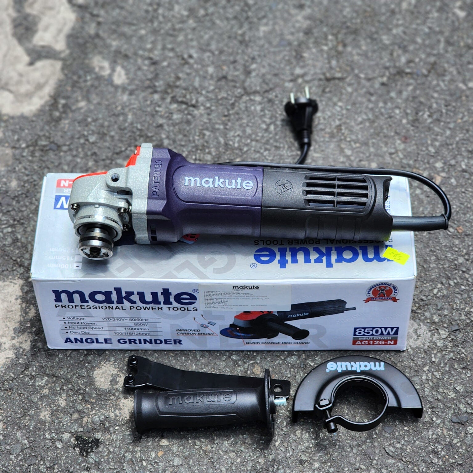 Makute Meuleuse angulaire électrique, 850w, 115mm angle grinder لامون آلة قطع