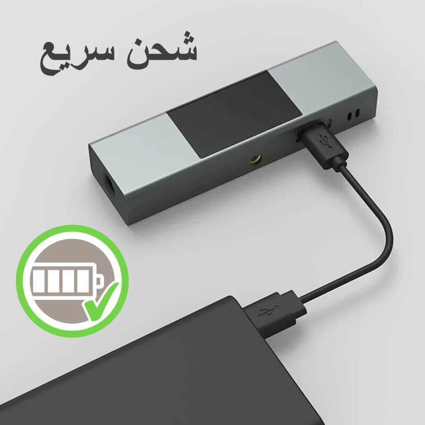 جهاز قياس الزوايا باستعمال الليزر شاشة عالية الدقة