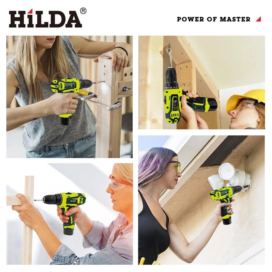 مثقاب ومفك البراغي (12V) perseuse viseuse Hilda