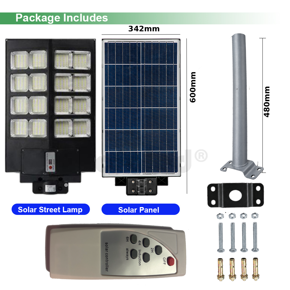مصباح الطاقة الشمسية Solar Street Light 600w Garden Solar Lighting
