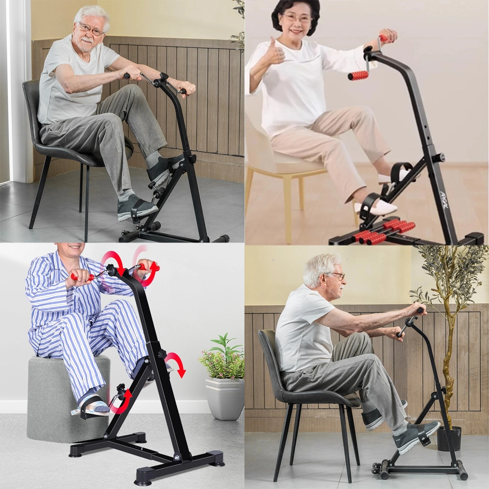 جهاز تمرين الأرجل والساقين دراجة تمرين صغيرة قابلة للطي Mini vélo d'exercice Pliable Bike Pedal Exerciser